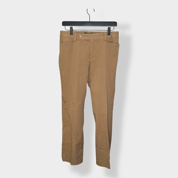 Lauren Ralph Lauren‎ Tan Adele Trouser Pant - Picture 1 of 3